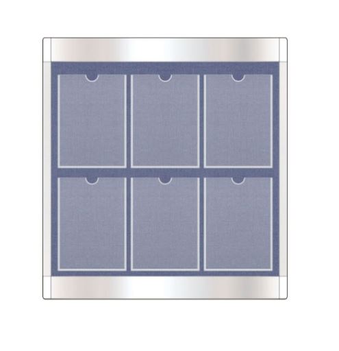 62-18. 스텐게시판 6구 D형