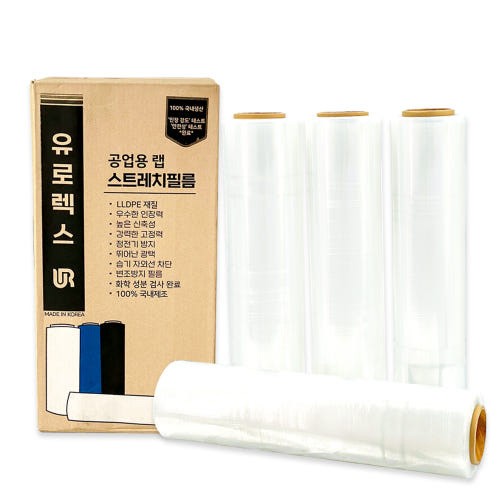 100-3. 수동 스트레치필름/투명 (4롤/박스)