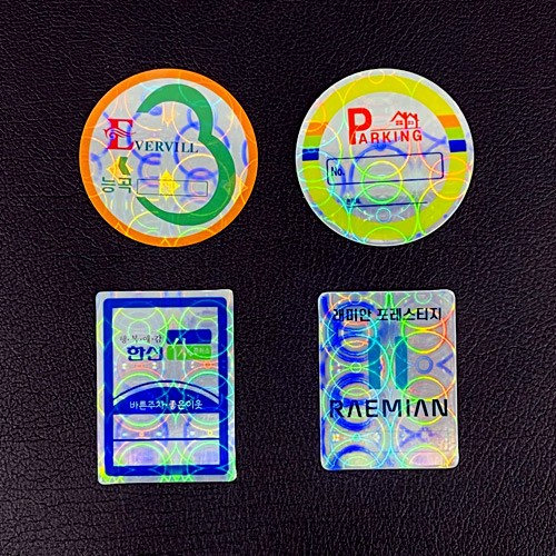 78-3. 홀로그램주차스티커(원형무늬)